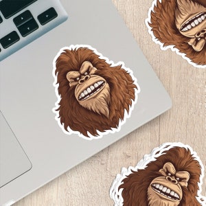 Bigfoot Vinyl Sticker - Embrace the Mystery of the Forest Legend