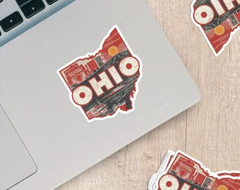Script Ohio Computer Sticker Ohio Corn Sticker, Ohio Pride Sticker, Buckeye State, Columbus ...