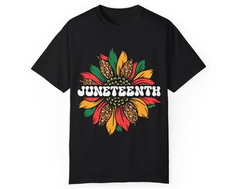 Juneteenth, Unisex Garment-Dyed T-shirt