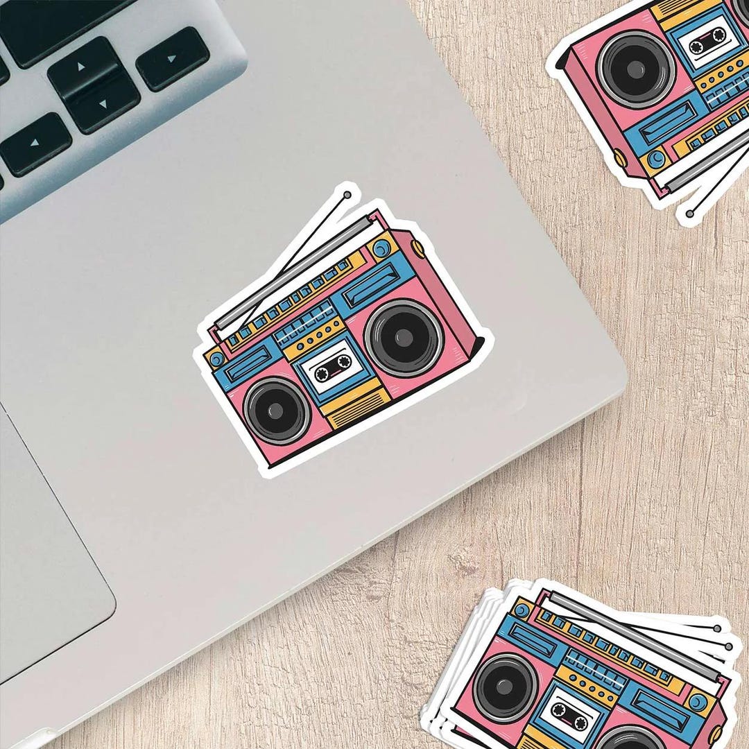 Retro 90’s Sticker - Weatherproof Vinyl for Laptops, Cups & More - Etsy