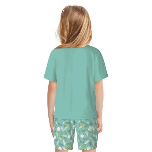 Silly Goose kids pajama set kids summer Casual Sleepwear image 5