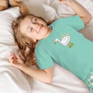 Silly Goose kids pajama set kids summer Casual Sleepwear image 8