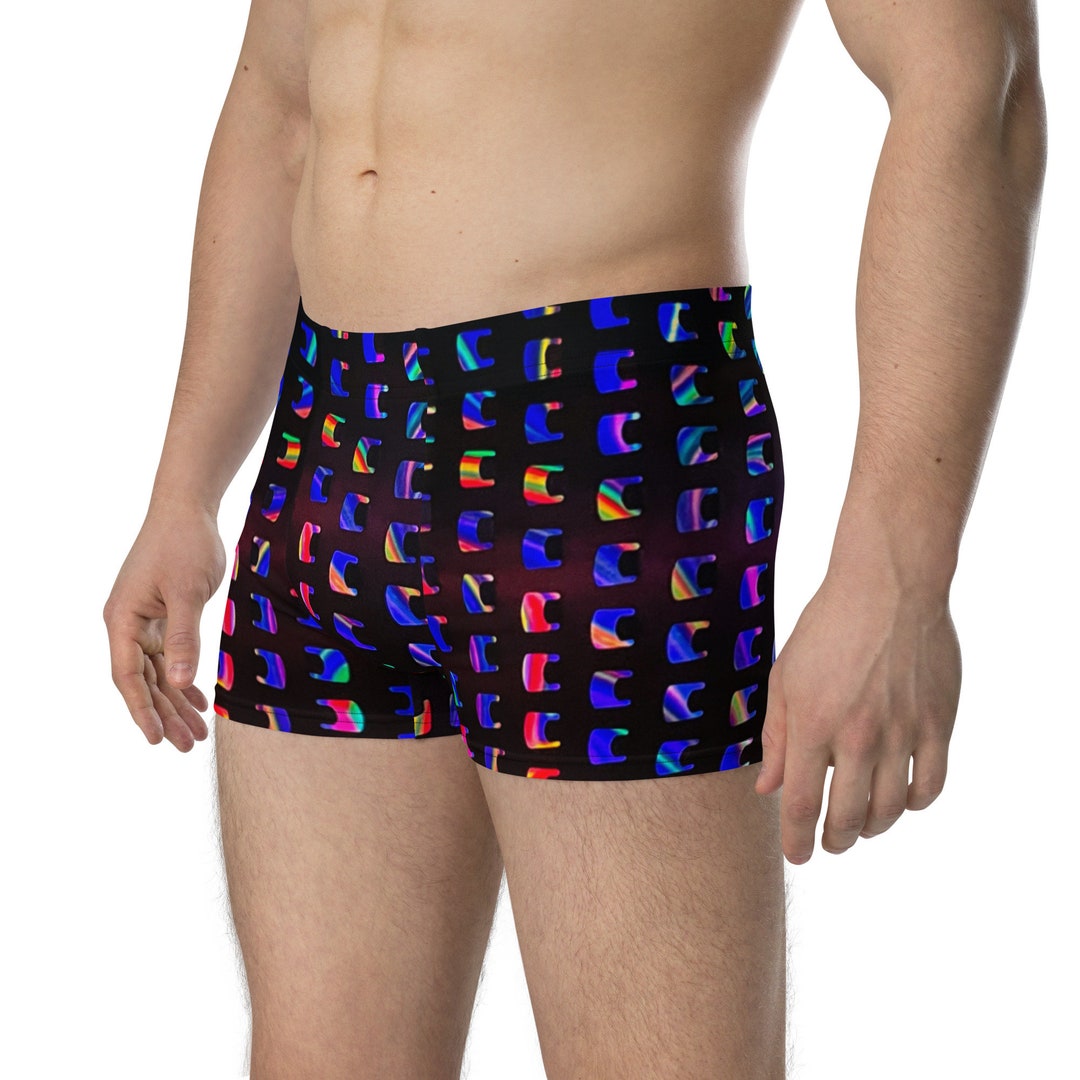 Custom Design Men's Underwear Gift Wavelength Boxer Briefs Etsy
