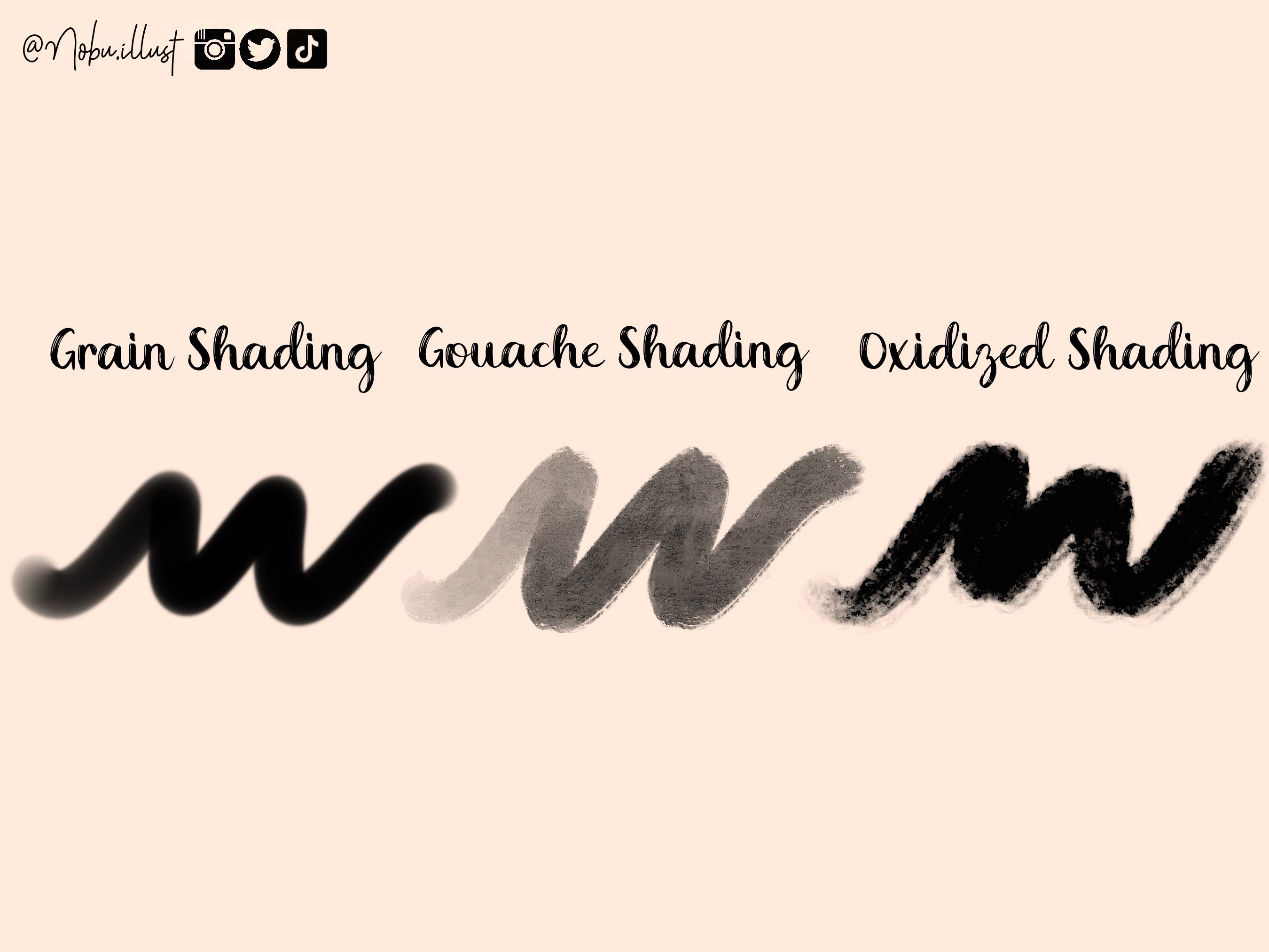 Smooth Lineart & Sketch Basic Brushes | for Procreate | Customized ...