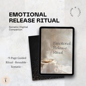 Emotional Release Ritual Kit | 9-Page Guided Somatic Healing PDF for Letting Go & Emotional Reset | GoodNotes, Notability, iPad