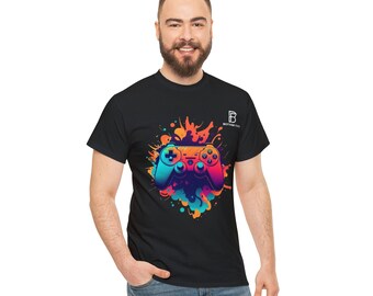 Bottom Frag Gaming Controller Camiseta de algodón unisex