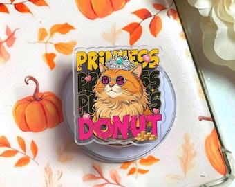 This Is An Out Rage! Gold Cat Phone Grip Stand– Cute Sassy Aesthetic Accessory