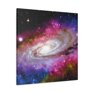 Handmade Galaxy Glitter Wall Art, Sparkling Space Decor, Celestial Wall Hanging, Unique Gift Option