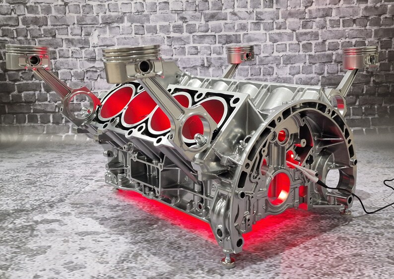 Mercedes AMG V8 Engine Block Coffee Table Engine Table Table Engine