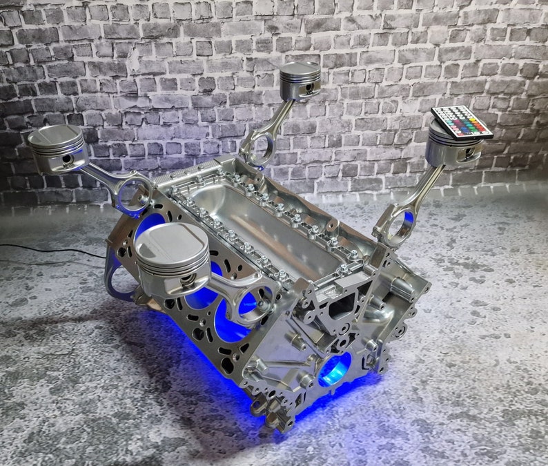 BMW 3.0l 3.5l V8 Engine Block Coffee Table Engine Table Table Engine