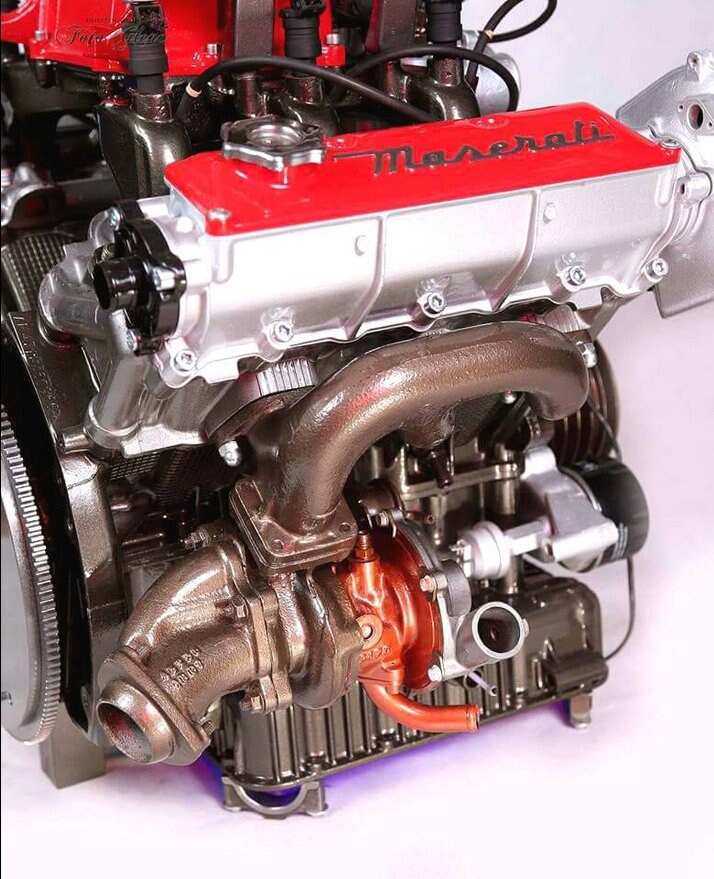 Maserati 2.0l Biturbo V6 Engine Coffee Table Block Engine Table Engine