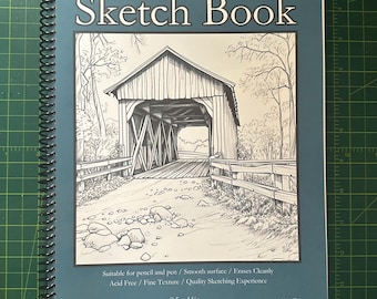 Sketchbook - 8.5x11in, 50 Sheets, Spiral Bound, Premium Drawing Pad, Artist Supplies, Creative Sketch Pad, Professional & Hobby Use