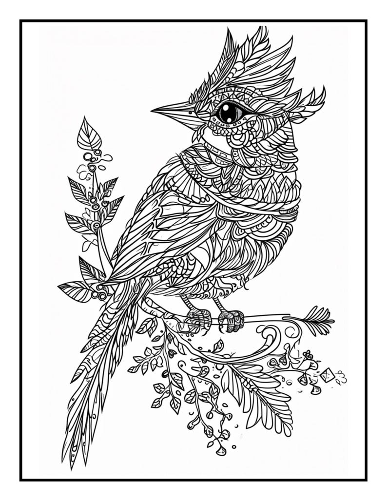 Animal Mandala Adult Coloring Book - Nature-inspired Designs, 50 Pages ...