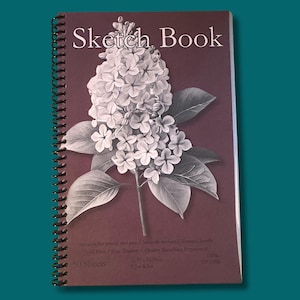 West Indian Lilac Sketchbook - 5.5x8.5in, 50 Sheets, Spiral Bound, Premium Drawing Pad, Art Supplies, Sketch Pad, Professional & Hobby