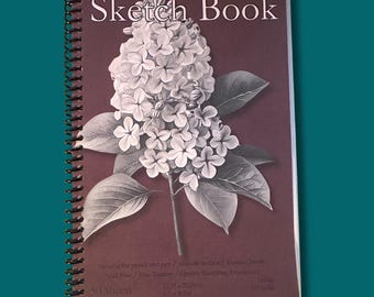 West Indian Lilac Sketchbook - 5.5x8.5in, 50 Sheets, Spiral Bound, Premium Drawing Pad, Art Supplies, Sketch Pad, Professional & Hobby