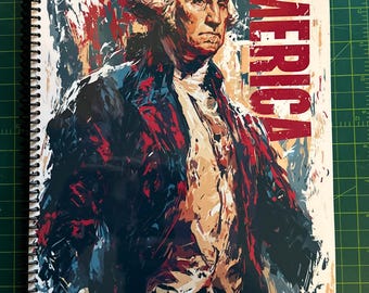 America 250 Patriotic Lined Notebook – Soft Cover Spiral Journal, 11 Cover Designs Celebrating America's 250th Birthday (8.5x11in)