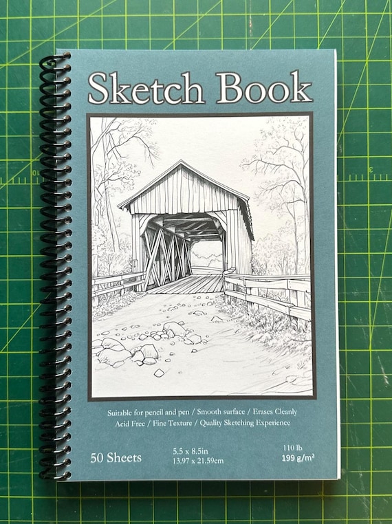 Wholesale Sketchbooks – Bulk 5.5×8.5in Spiral Bound Drawing Pads – Artist Sketch Pad Bulk Pricing