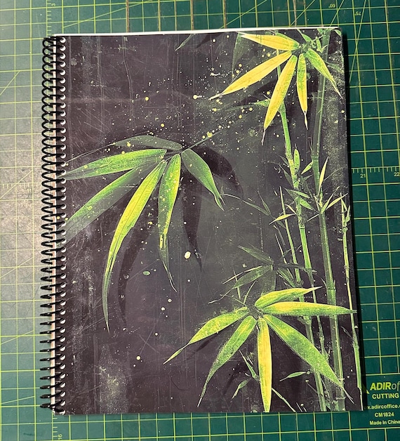 Bamboo Grove Lined Notebook – Soft Cover, Spiral Bound, 60 Sheets (120 Pages), Two Sizes: 8.5×11″ & 5.5×8.5″, Writing Journal