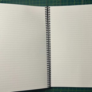 Sun & Stars Lined Notebook – Soft Cover, Spiral Bound, 60 Sheets (120 Pages), Two Sizes: 8.5×11″ and 5.5×8.5″, Writing Journal image 3
