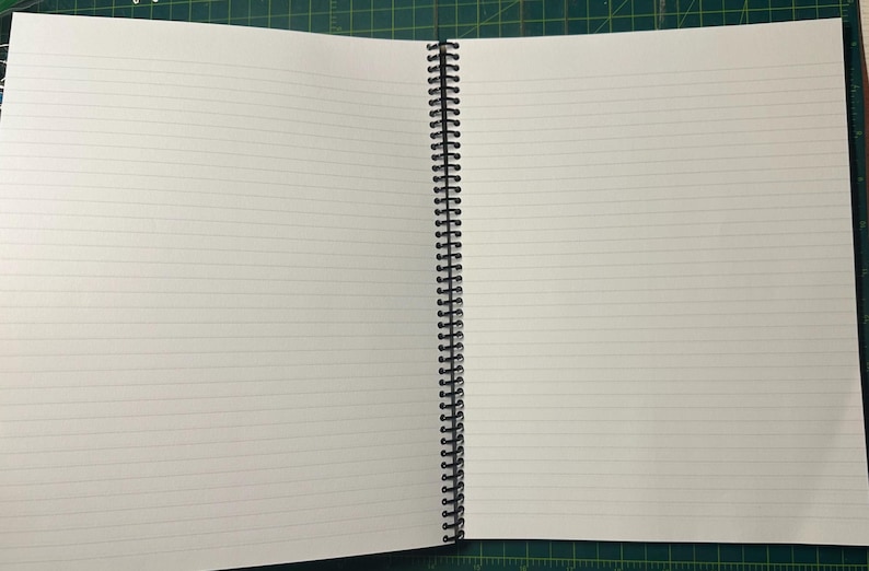 Sun & Stars Lined Notebook – Soft Cover, Spiral Bound, 60 Sheets (120 Pages), Two Sizes: 8.5×11″ and 5.5×8.5″, Writing Journal image 3