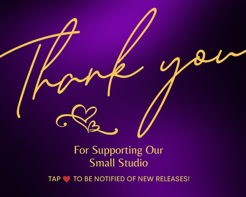 Thank you for supporting our studio - Serene Station