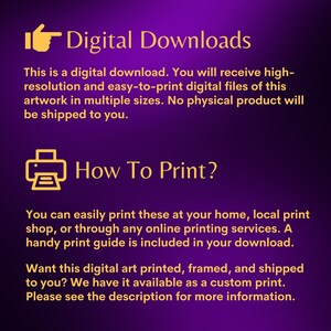 how to download your printable digital art file - download, print guide