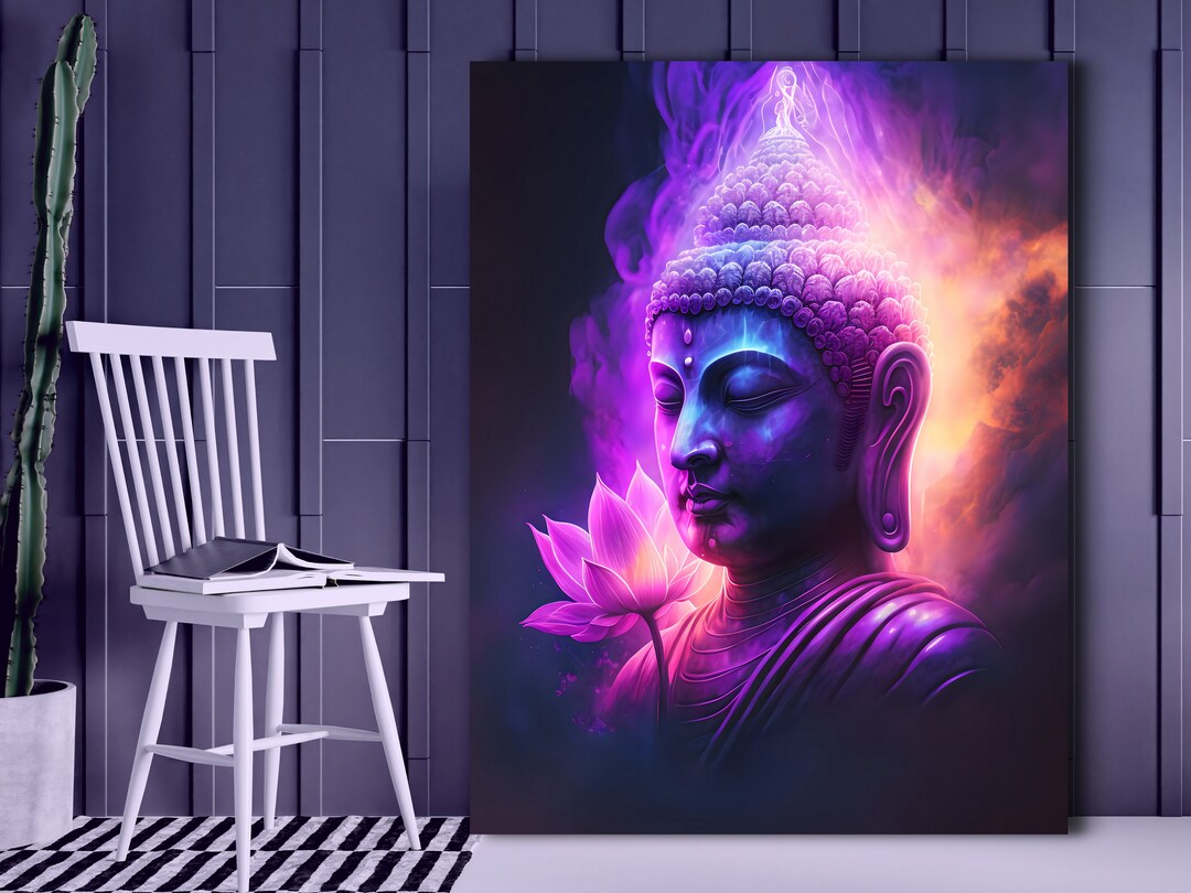 Buddha Wall Art Printable Digital Buddha Art Buddha Poster Etsy
