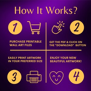 how to download your printable digital art file - download, print guide