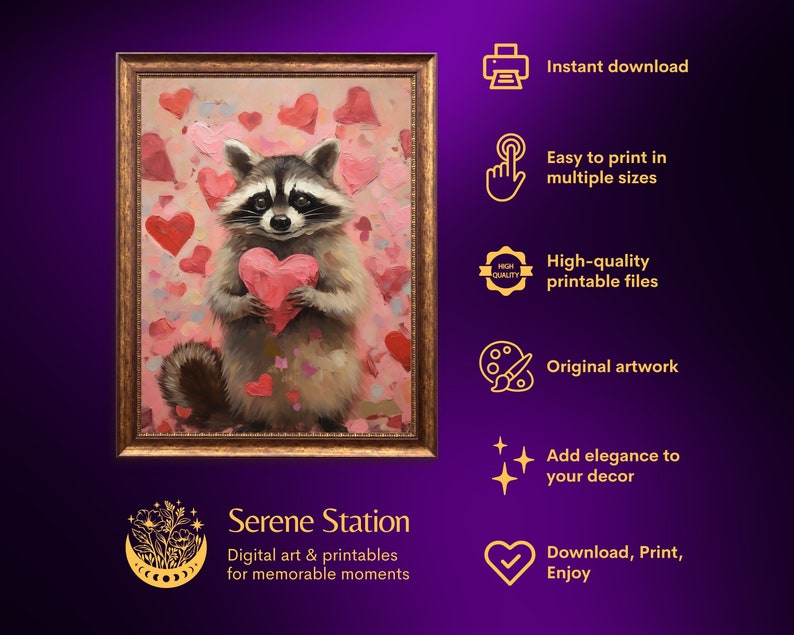 raccoon art print,raccoon valentine gifts,valentines wall art,valentine day gift, valentines printable,valentines prints,pink valentine decor,romantic art print,love wall art,pink bedroom decor,heart painting,pink heart art, funny anniversary gifts