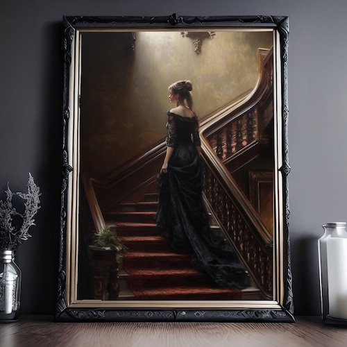 Victorian Lady Art Print Vintage Poster Art Poster Print - Etsy