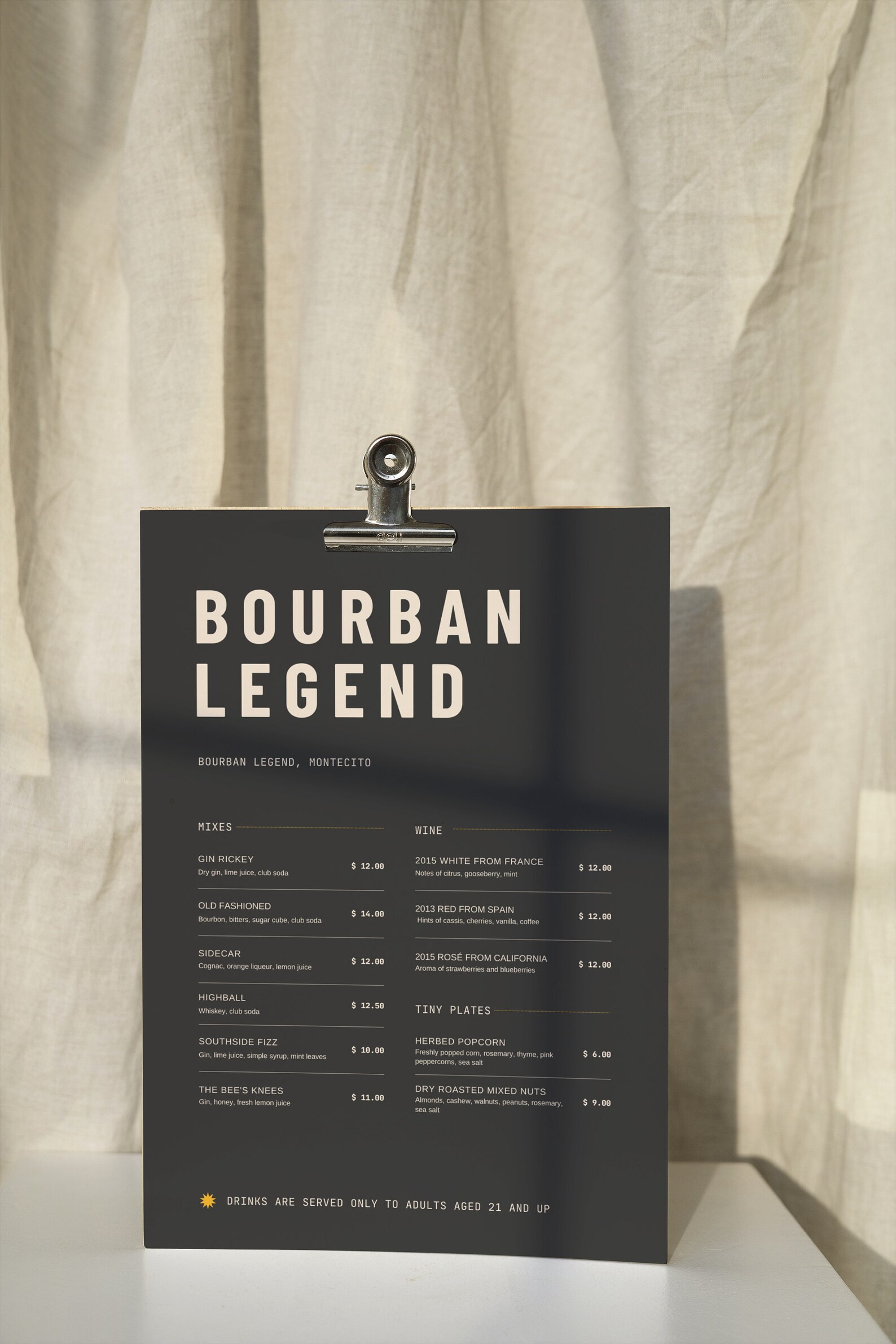 Bold Bar Menu Template Editable Menu Modern Drinks List - Etsy