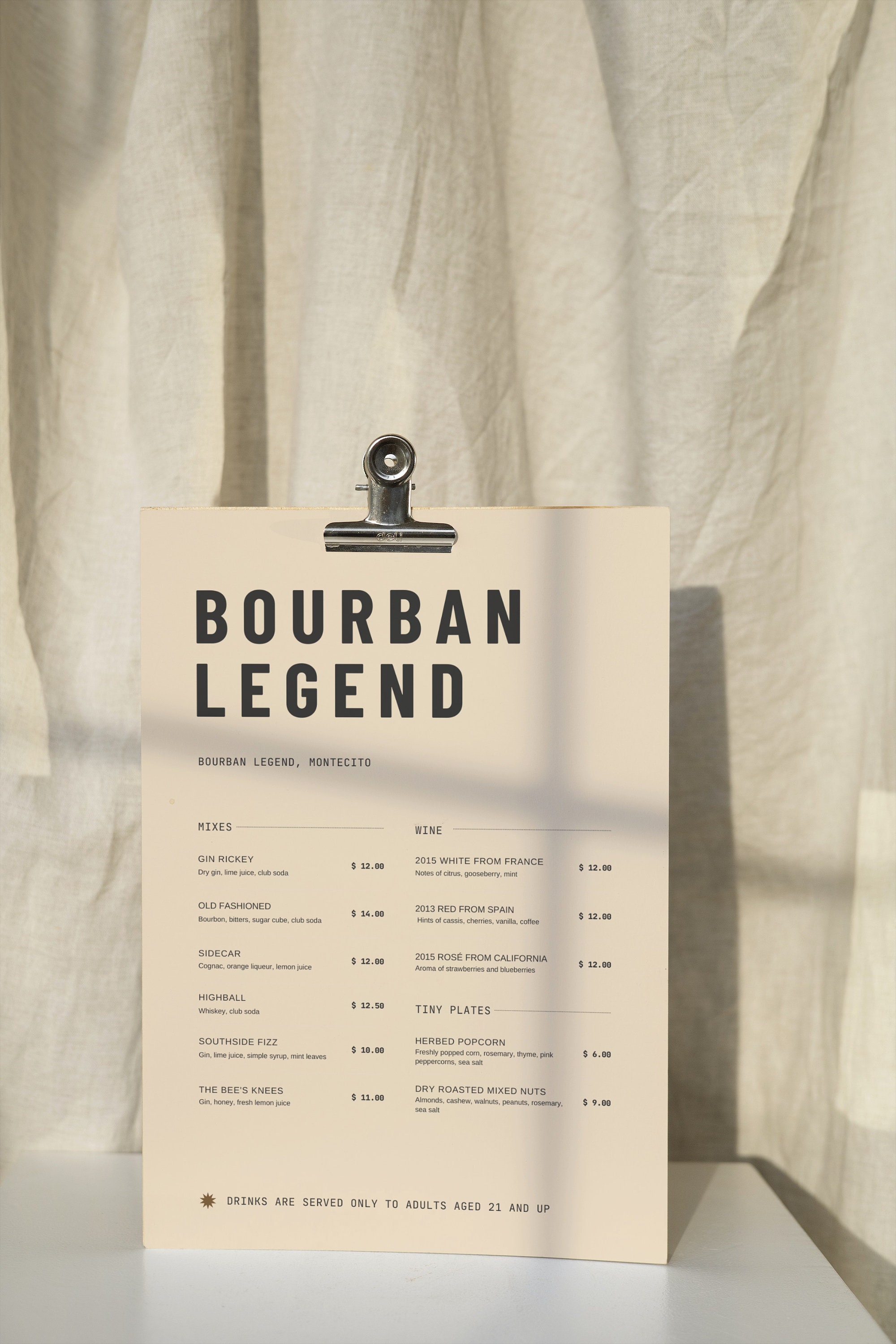 Bold Bar Menu Template | Editable Menu | Modern | Drinks List | Bar ...
