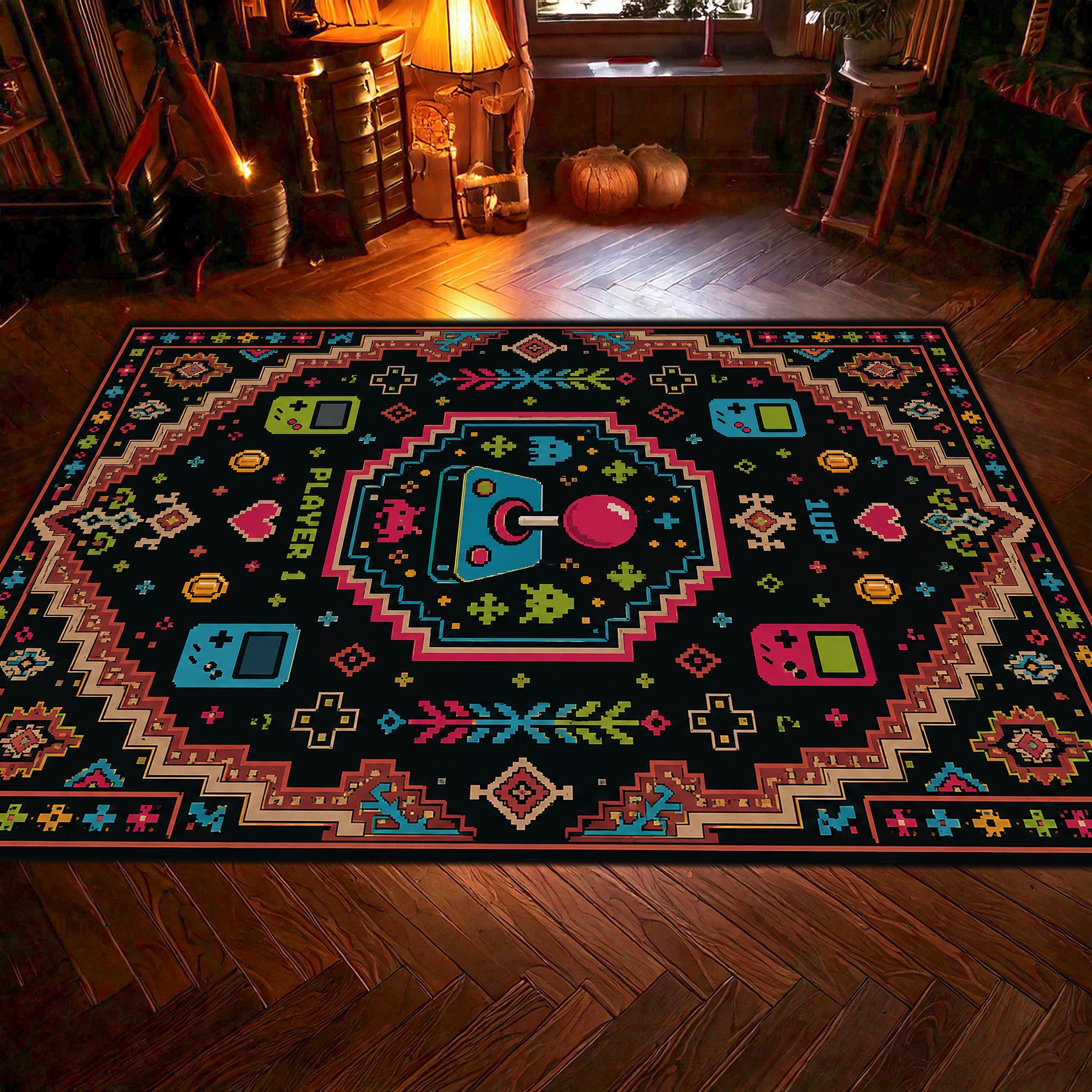Pixel Art Carpet - Etsy