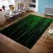 Hacker Rug, Binary Code Pattern Rug, Cyber Hacker Rug, Code Pattern Rug ...