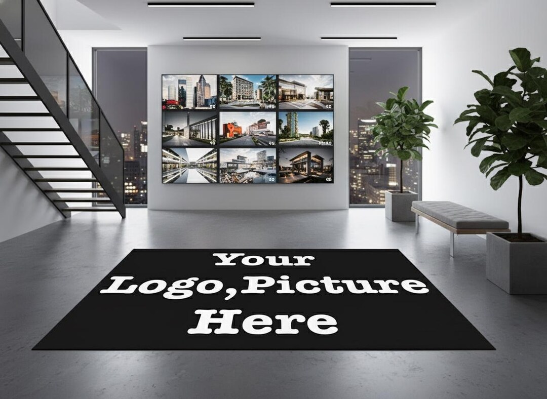 Custom R Logo. Service Rugs Custom Logo Rug, Custom Image Rugs, Custom Rug With Your Logo, Custom ...