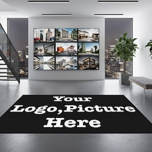 Benutzerdefinierte Logo Teppich, Benutzerdefinierte Bild Teppiche, Benutzerdefinierte Teppich mit Ihrem Logo, Benutzerdefinierte Teppich für Geschäft, personalisierte Teppich, Ihr Teppich, Bereich Teppich