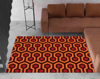 輝くラグ：オーバールックホテルのハロウィンカーペット - Etsy 日本