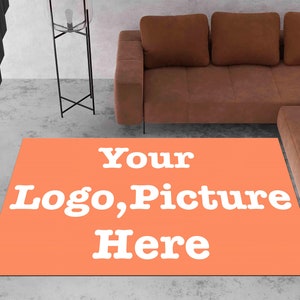 Custom Rug, Custom Image Rugs, Custom Rug with Your Logo, Custom Rug for Business, Personalized Carpet,Your Rug, Area Rug,Personalized Decor