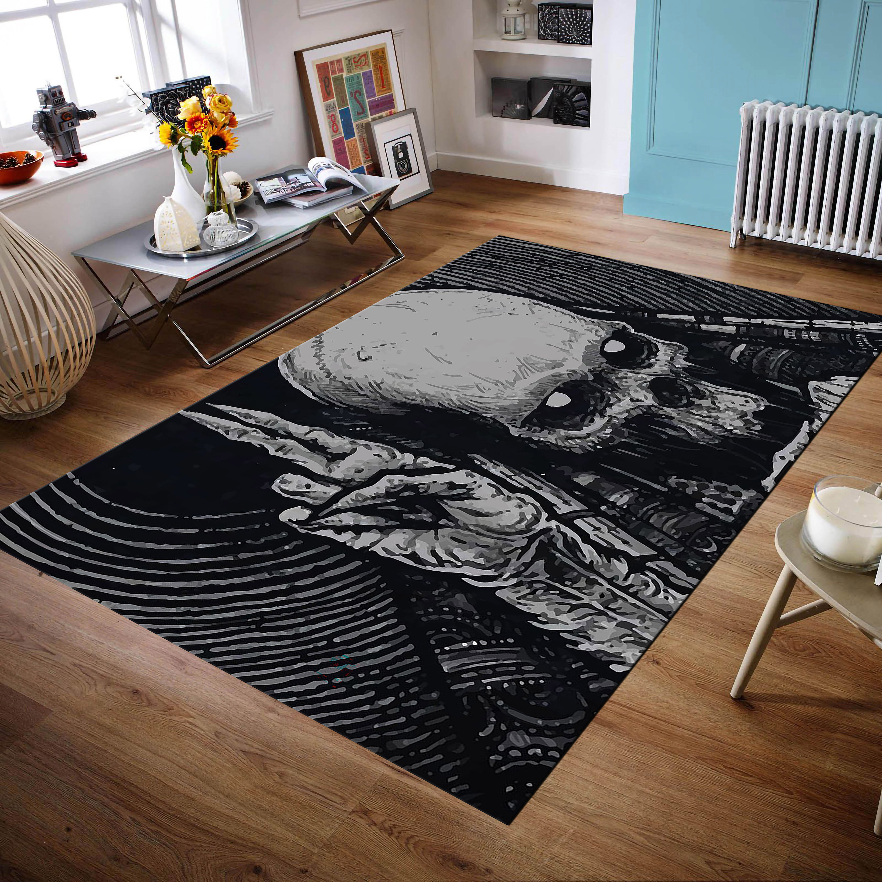 Discover Skull Rug, Colorful Skull Carpet, Home Decor, Living Room Rug, Colorful Rug, Area Rug, Skull Carpet, Personalized Rug,Colorful Rug,Kids Room