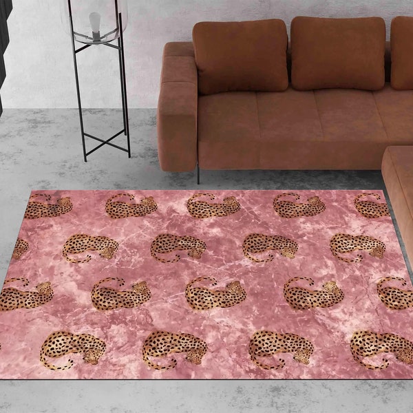 Pink Animal Rug - Etsy