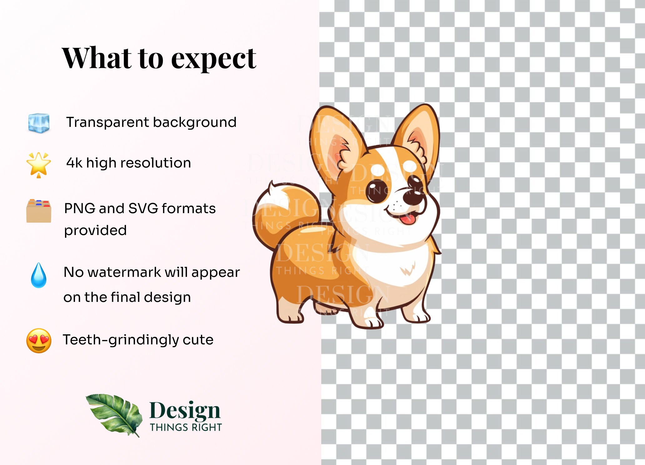 Cute Dog Breeds Clipart Stickers Kawaii Digital Stickers Scrapbooking ...