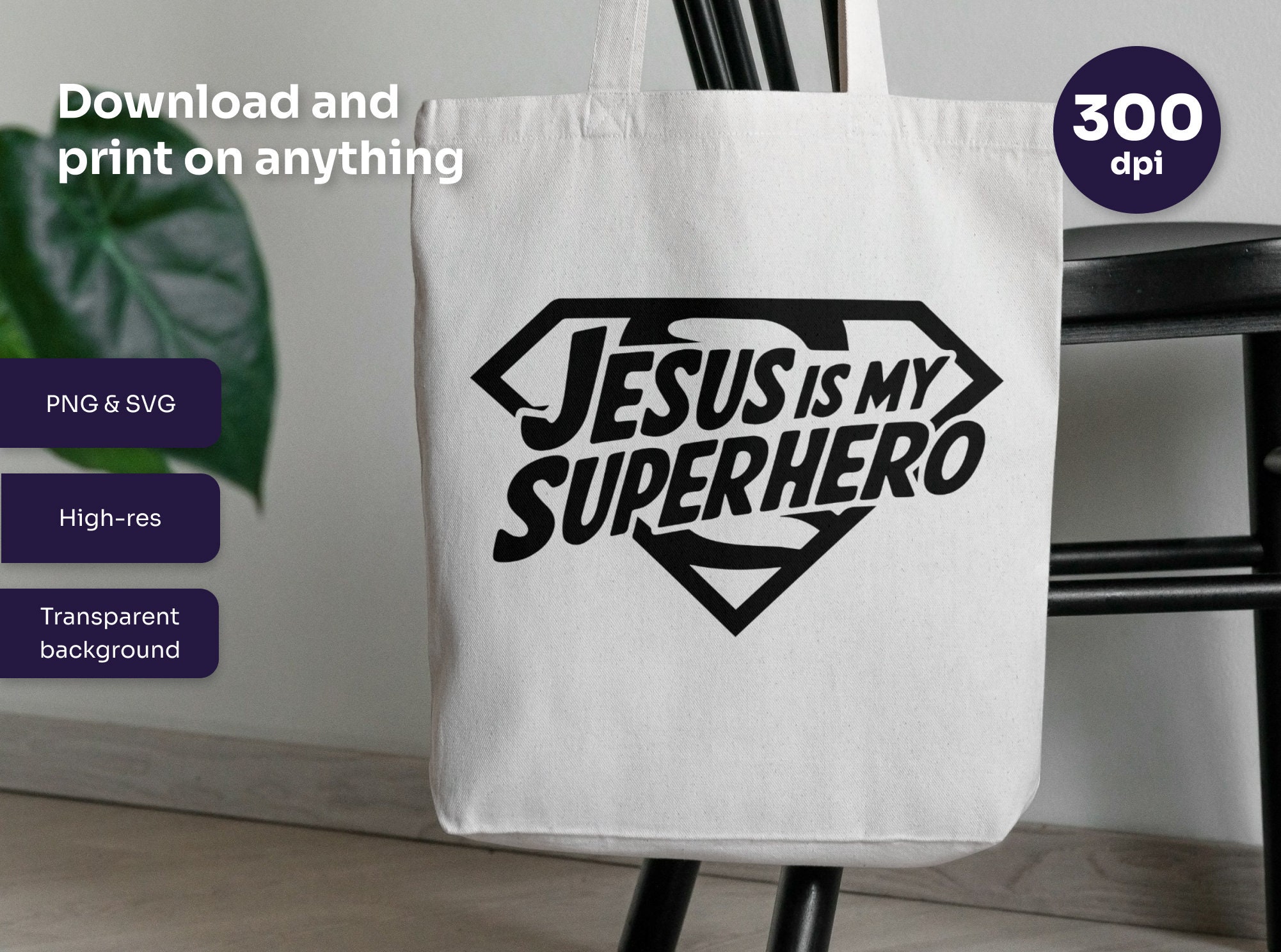 Jesus is My Superhero SVG PNG | Christian Faith Digital Design ...