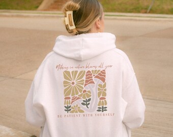 Mushroom Hoodie Cottagecore Hoodie Light Academia Y2k Hoodie Brown Hoodie Mushroom Sweatshirt Aesthetic Hoodie Vsco Hoodie