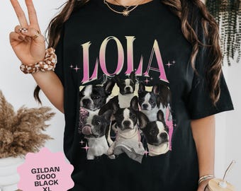 Custom Dog Bootleg Rap Shirt, Custom Dog Shirt, Custom Pet Shirt, Custom Bootleg Shirt, Dog Remembrance Gift, Personalized Pet Shirt