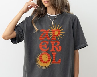 Aperol Spritz Retro Graphic Comfort Colors Shirt | Graphic Tee | Beach Tee | Summer Shirt | Vacay Shirt | Gifts for Her
