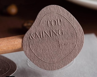 Embossed Sticker Custom Labels Custom logo Candle stickers Wedding Stickers Personalized stickers Business Stickers Embossing Stickers