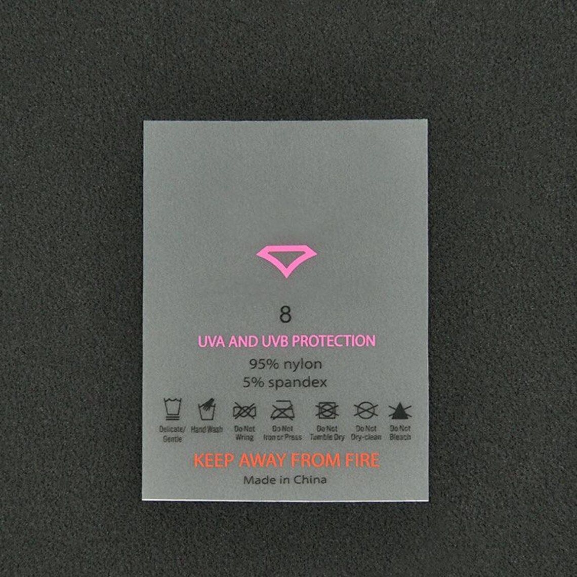 Custom TPU Clothing Labels: Clear Hang Tags, Washing & Size Labels - Etsy
