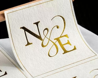 Custom Stickers Embossed stickers for candle stickers Wedding Stickers Metallic Stickers Gold Foil Seal Raised Embossing Personalized Logo