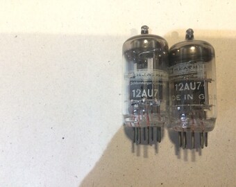 2 X 12Au7 Ecc82 Heathkit Rft Valves X 2 Nos Tested (Km115)