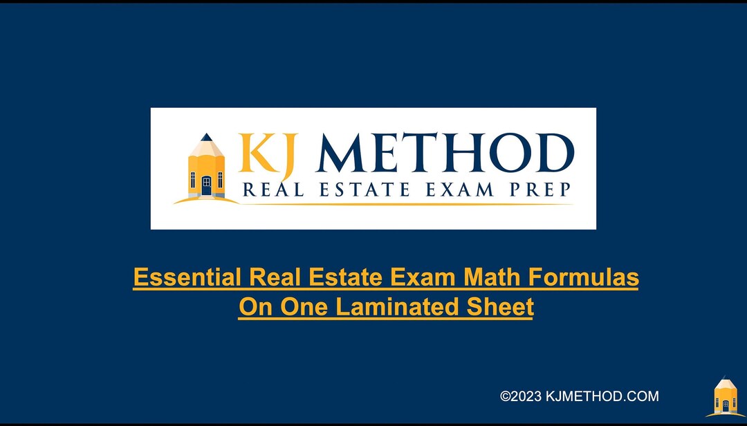 Essential Real Estate Math Formulas All in One Place Real Etsy